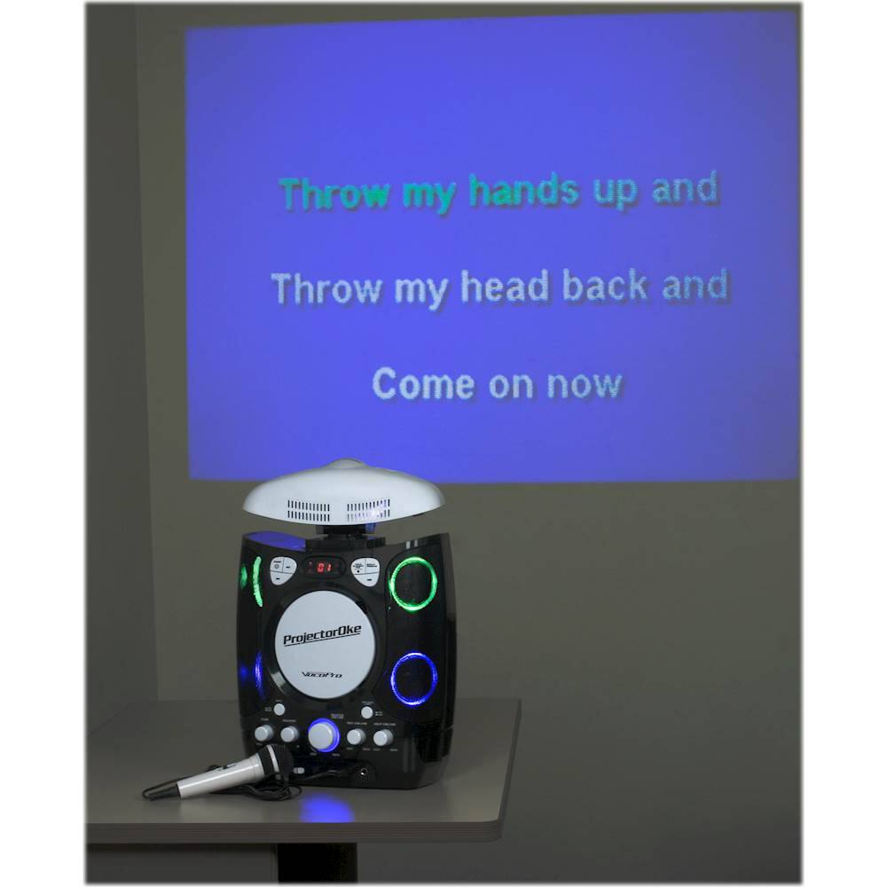 Alt View 16. VocoPro - CD+G/Bluetooth Karaoke System - White/Black.