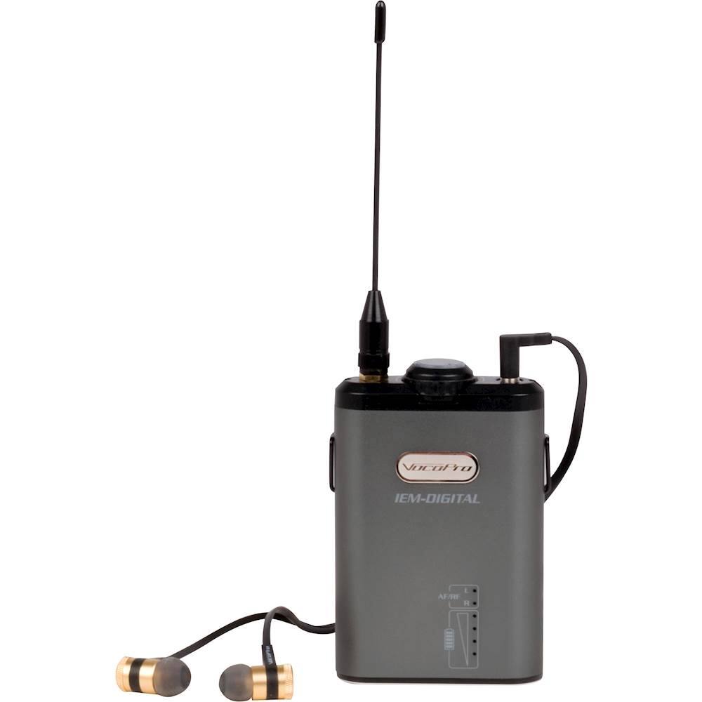 Alt View 12. VocoPro - Professional Digital Stereo/Dual Mono In-Ear Monitor System - Gray.