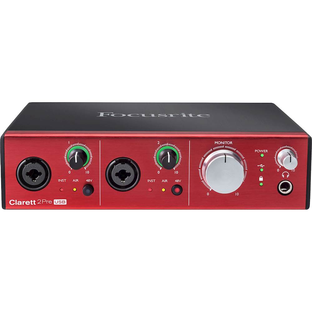 Best Buy: Focusrite Clarett 2Pre USB Audio Interface COMCLAR2PREUSB