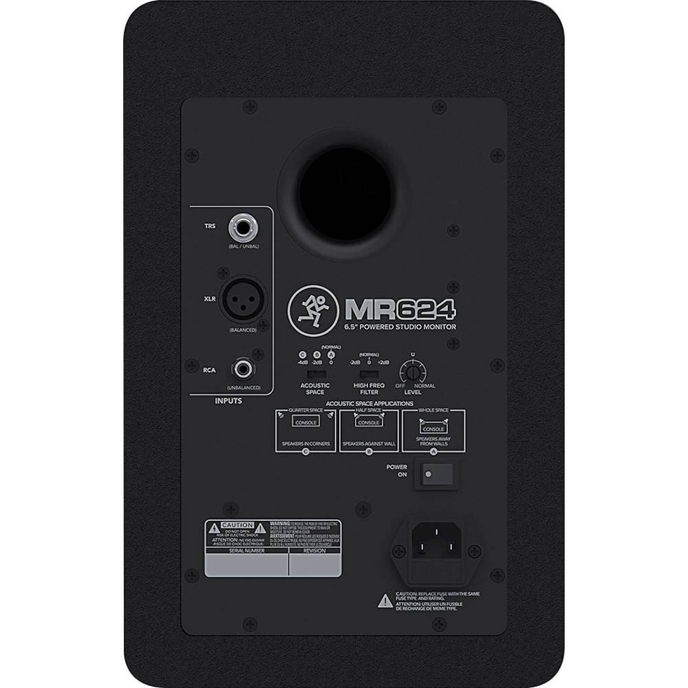 Alt View 11. Mackie - MR Series 6-1/2" 65W 2-Way Studio Monitor (Each) - Black.