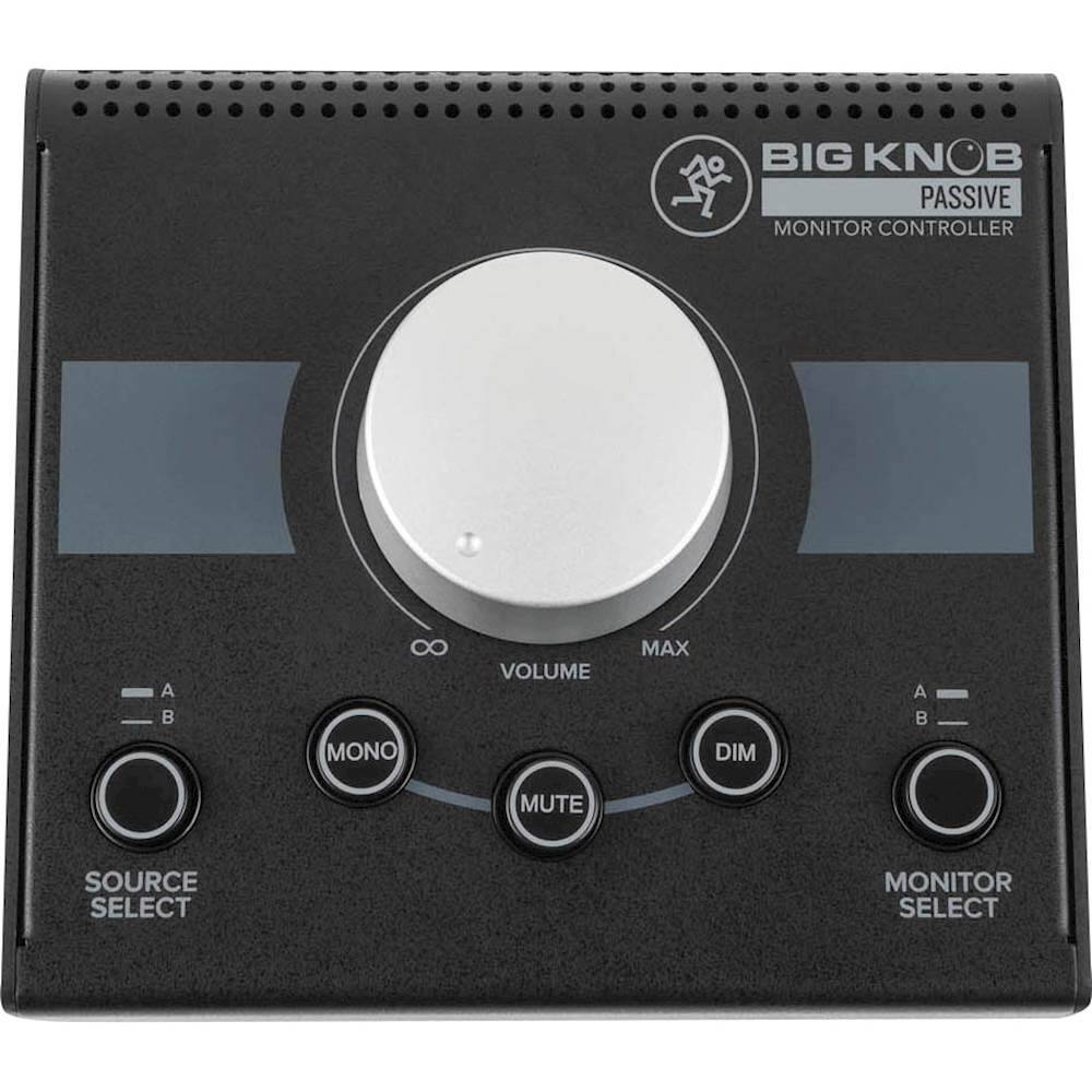 BIG KNOB PASSIVE MONITOR CONTROLLER A  8 MONO VOLUME MAX DIM A B MUTE SOURCE SELECT MONITOR SELECT
