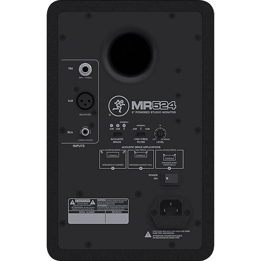 Alt View 11. Mackie - MR Series 5" 50W 2-Way Studio Monitor (Each) - Black.