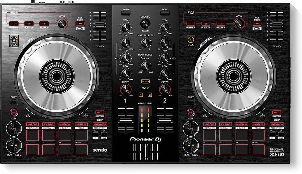 DDJ SB3 2 channel DJ Controller for Serato DJ Lite (black) DDJ-SB3 DDJ SB3 2 channel DJ Controller for Serato DJ Lite (black) DDJ-SB3