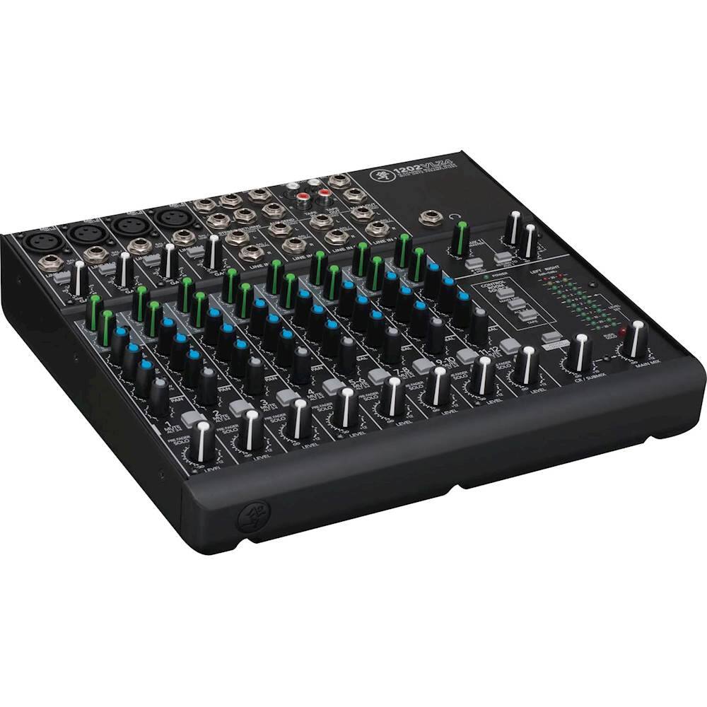 Angle. Mackie - VLZ4 Series 12-Channel Compact Mixer - Black.