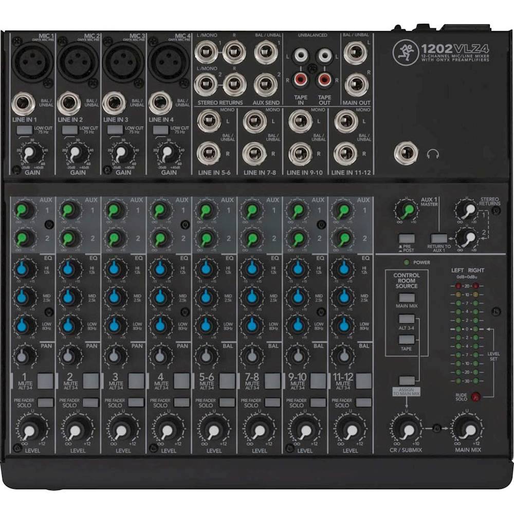 Mackie - VLZ4 Series 12-Channel Compact Mixer - Black