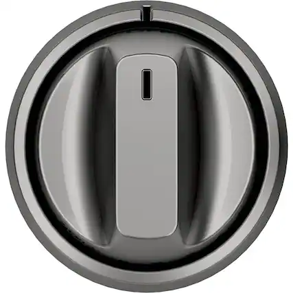 Front. Café - Knobs for Café Gas Cooktops - Brushed Black.