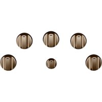 Knobs for Café Gas Cooktops (Set of 5) - Brushed Bronze - Front_Zoom