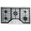 Alt View 15. Café - Knobs for Café Gas Cooktops - Brushed Stainless Steel.