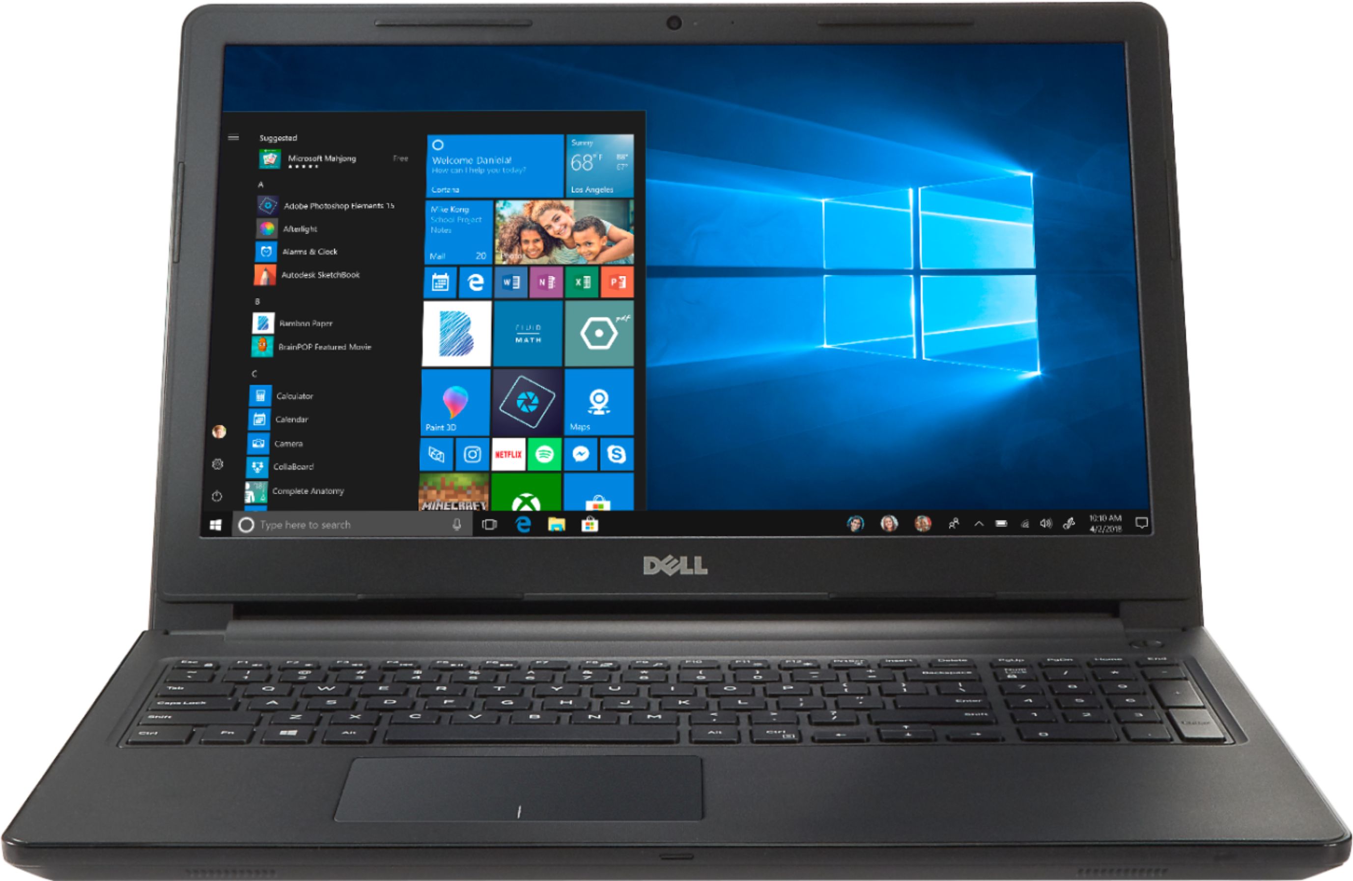 Best Buy Dell Inspiron 15 6 Touch Screen Laptop Intel Core I5 8gb Memory 256gb Solid State Drive Black I3567 5949blk Pus