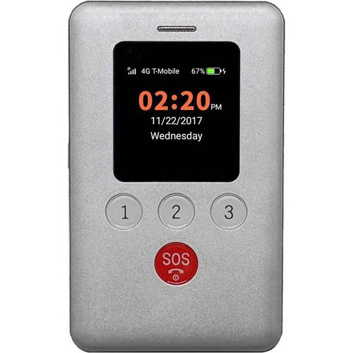 KidsConnect - KC2 with 8GB Memory Prepaid Cell Phone - Silver
