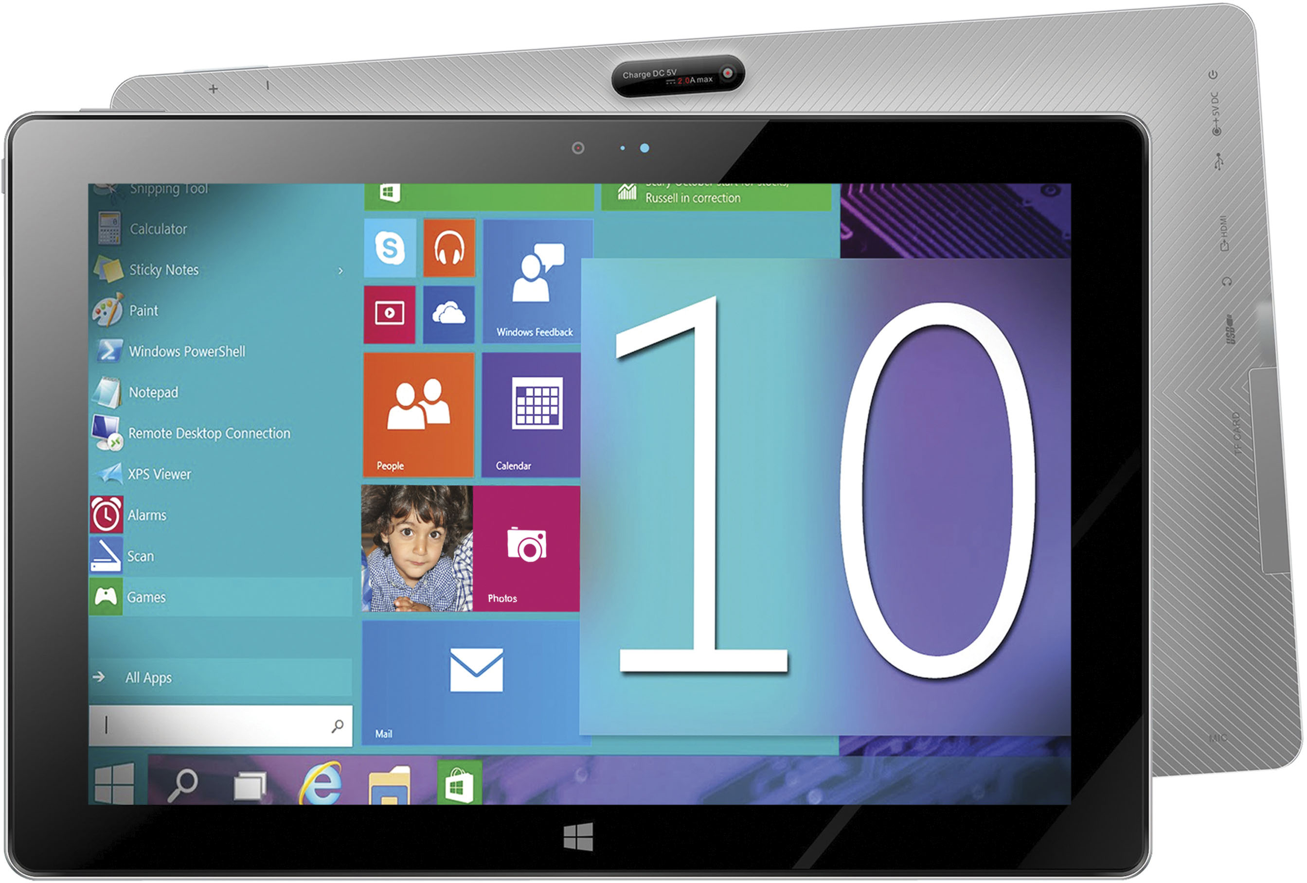 10.1” Windows 10 Tablet with 32GB of Storage, Bluetooth® and Full Keyb –  Supersonic Inc