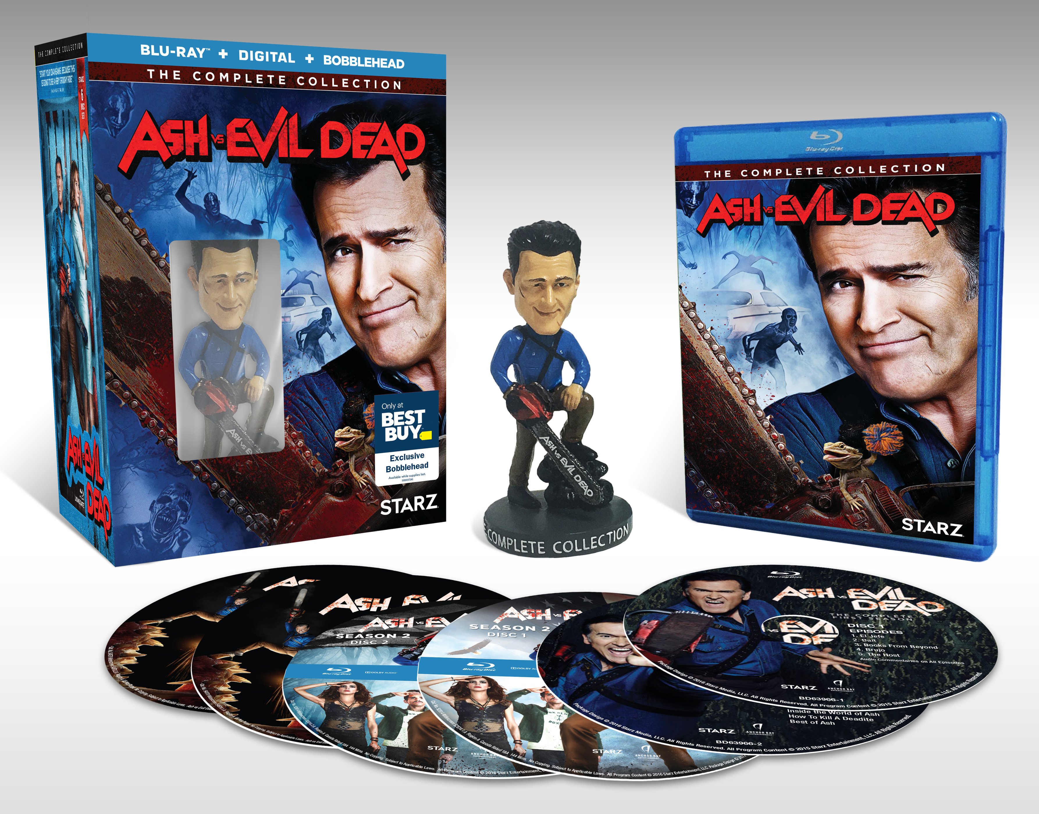 Ash Vs Evil Dead Season 1 3 Bobblehead Includes Digital Copy