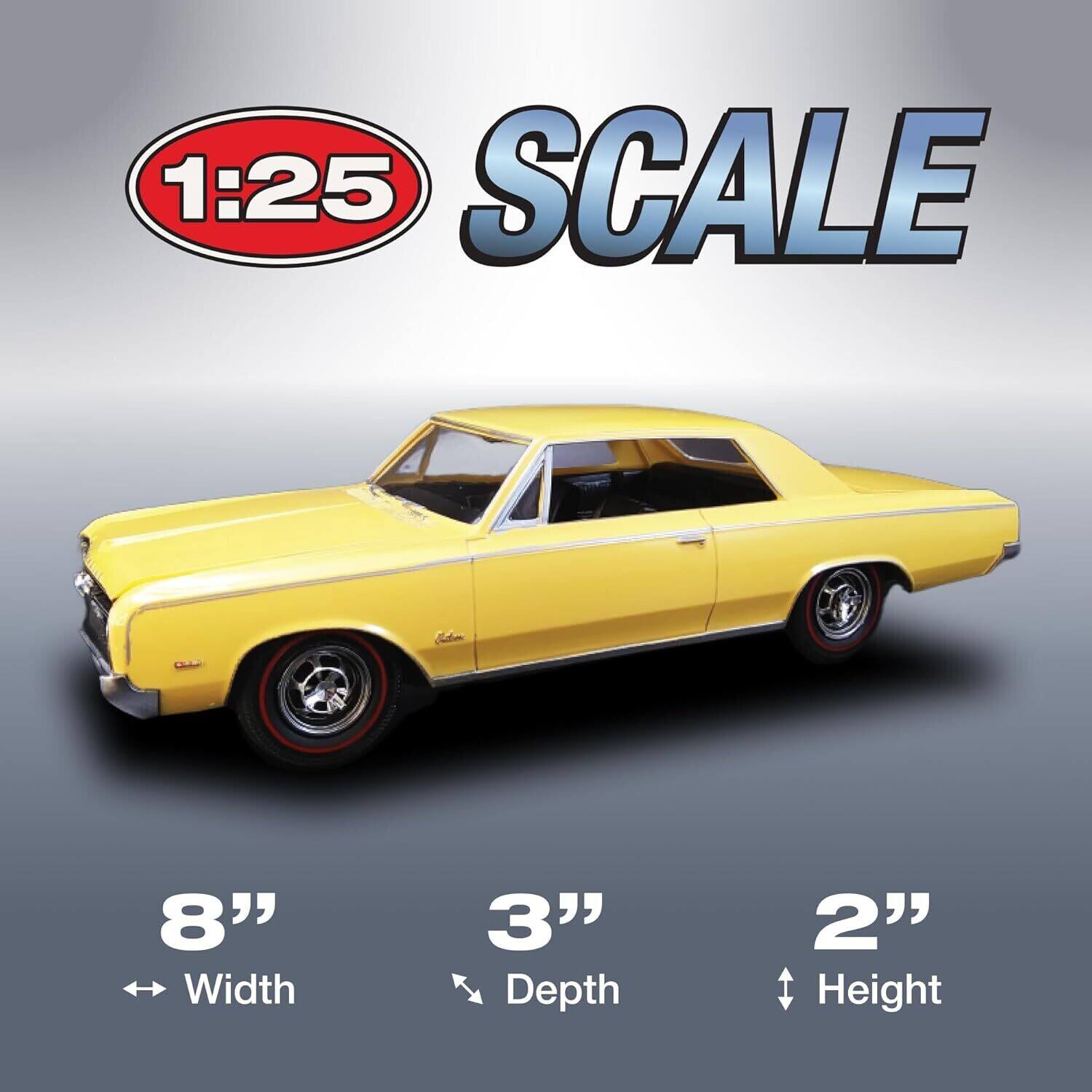 1:25 Scale  
8" Width  
3" Depth  
2" Height