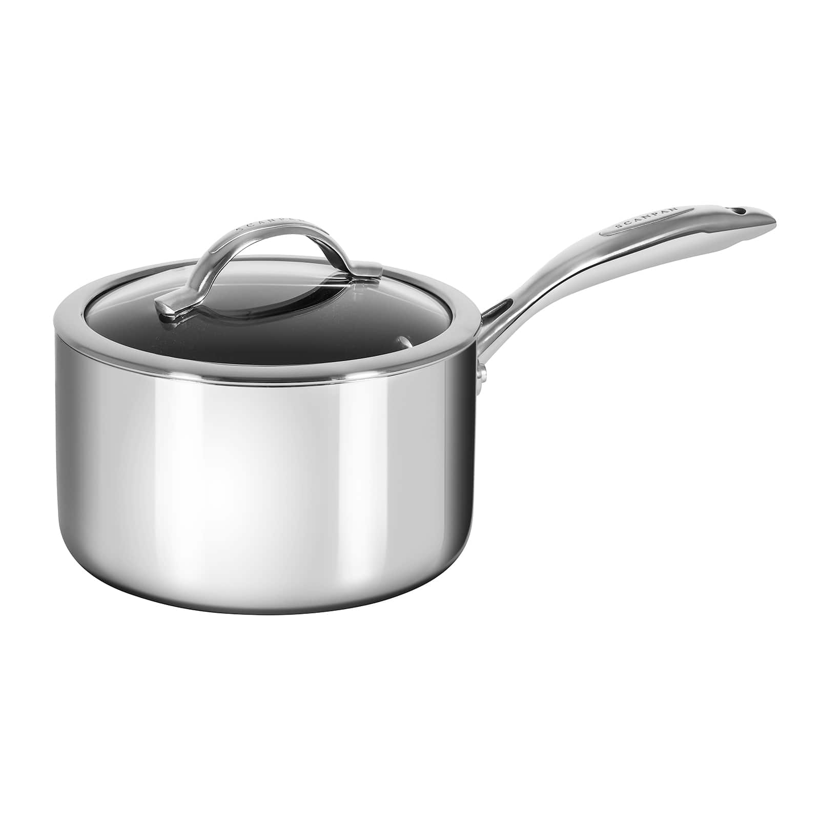 Scanpan - Haptiq Stainless Steel Nonstick 2.75 Qt. Covered Saucepan - Black price history on PriceWatchPro