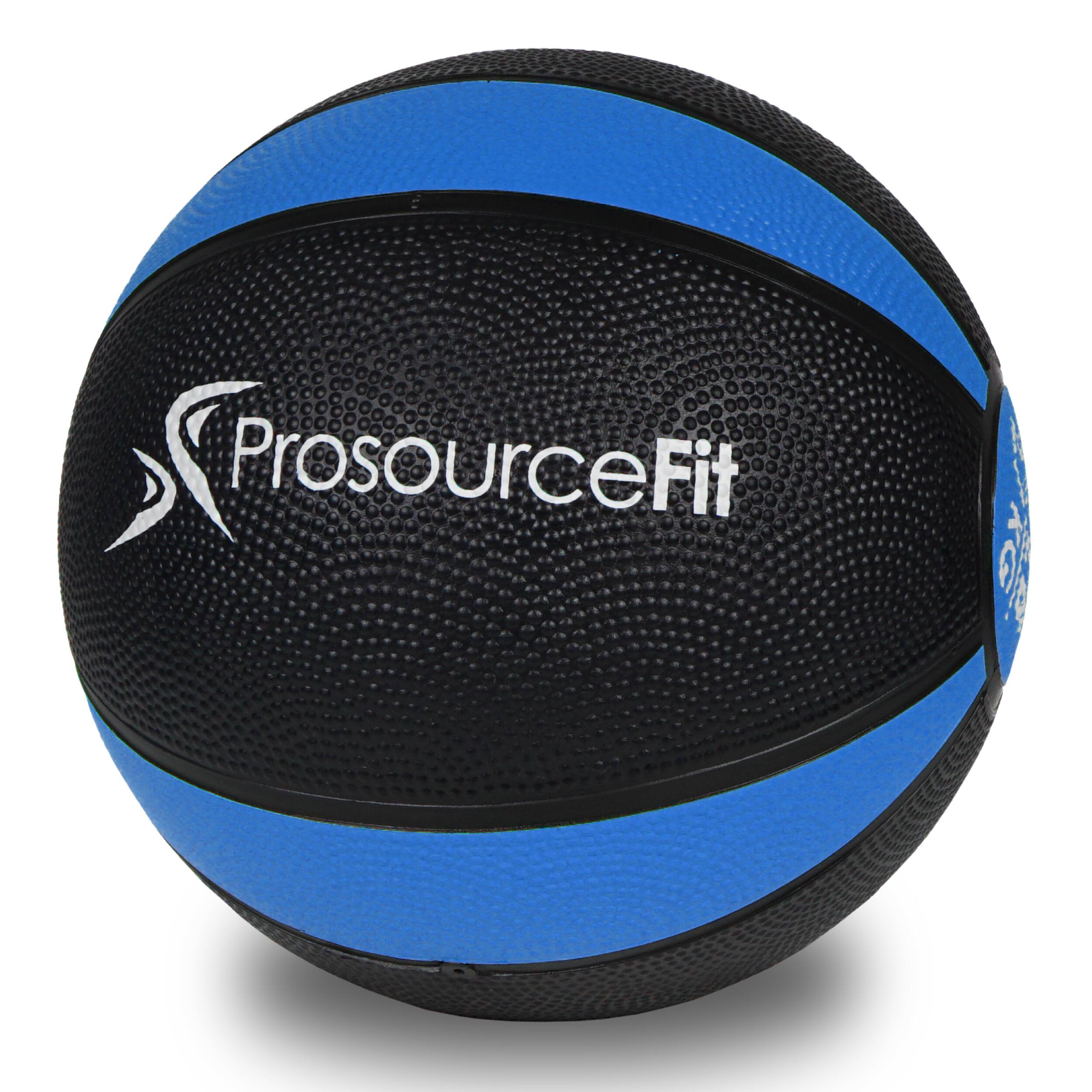 ProsourceFit - Rubber Medicine Ball, 4 lbs - Black/Blue price history on PriceWatchPro