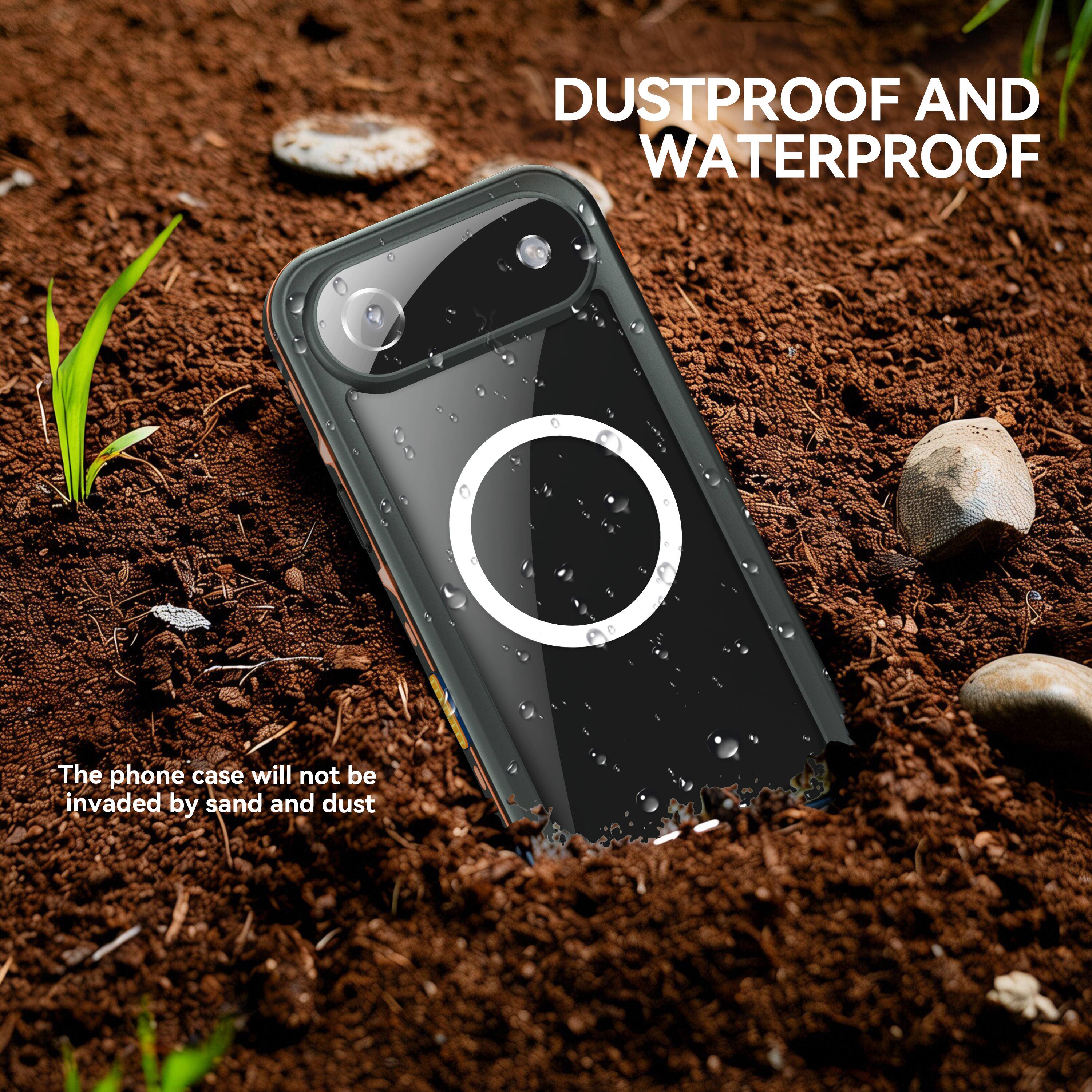 DUSTPROOF AND WATERPROOF

The phone case will not be invaded by sand and dust