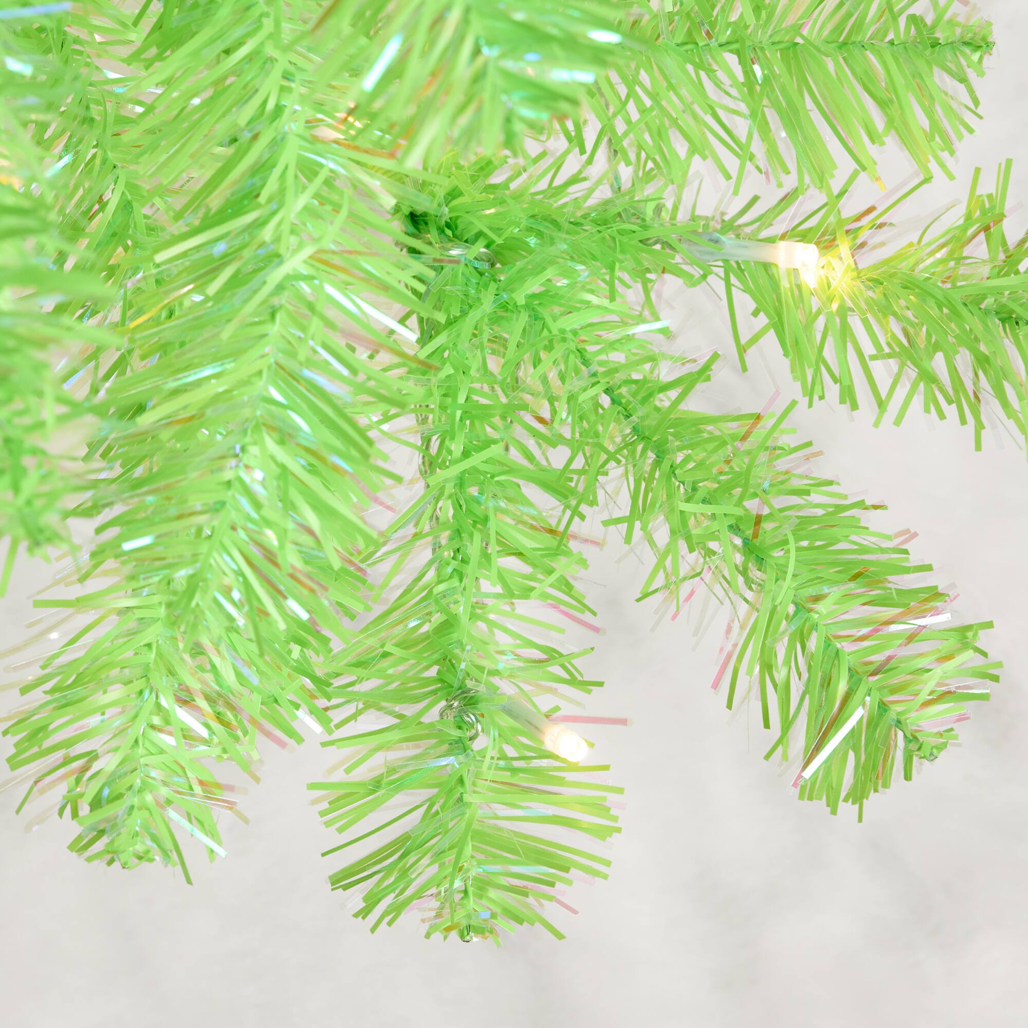 Alt View 5. Best Choice Products - Best Choice Products 4ft Pre-lit Colored Christmas Tree, Artificial Tree Holiday Decor w/ LED Lights -Lime Green - Lime Green.