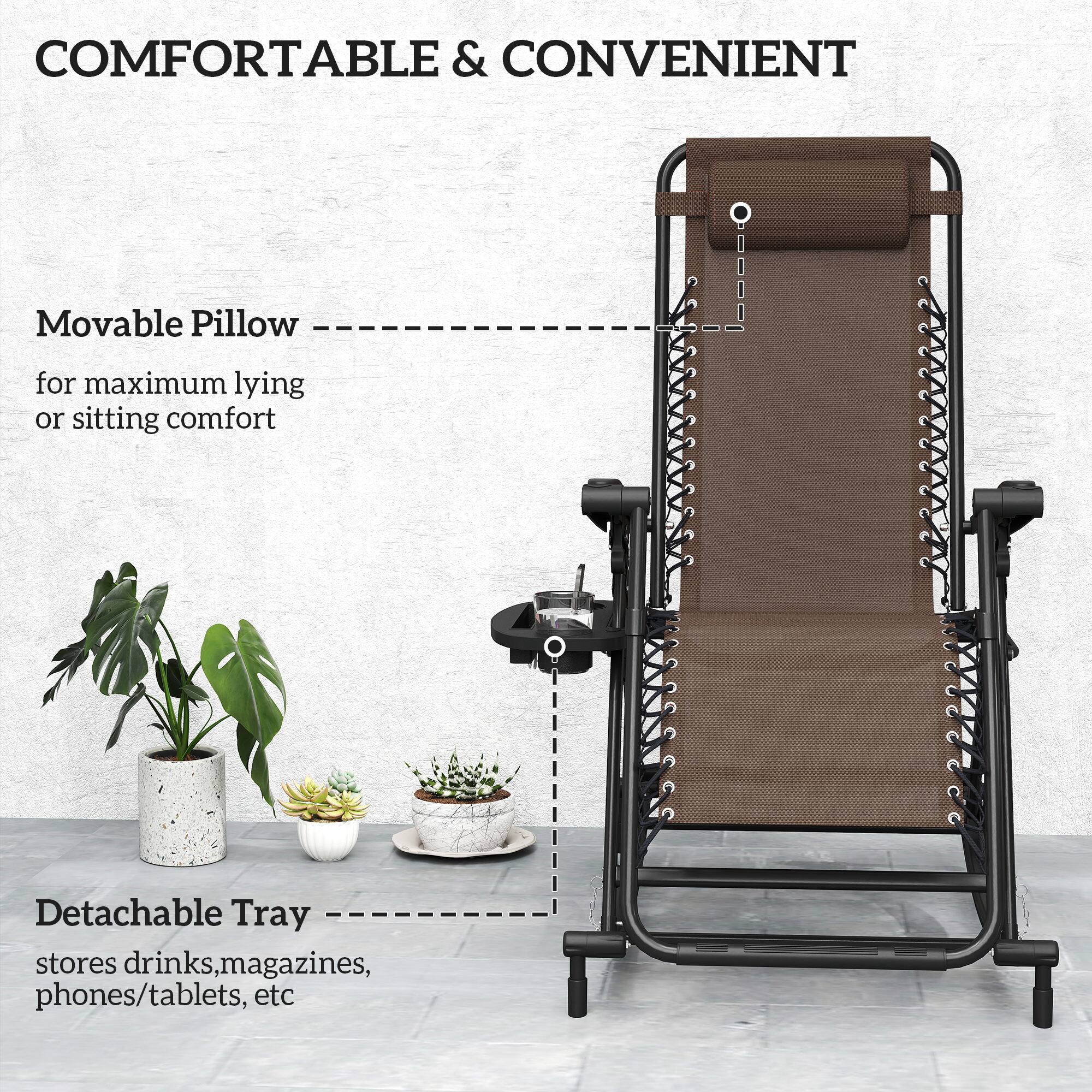 COMFORTABLE & CONVENIENT

Movable Pillow for maximum lying or sitting comfort

Detachable Tray stores drinks, magazines, phones/tablets, etc