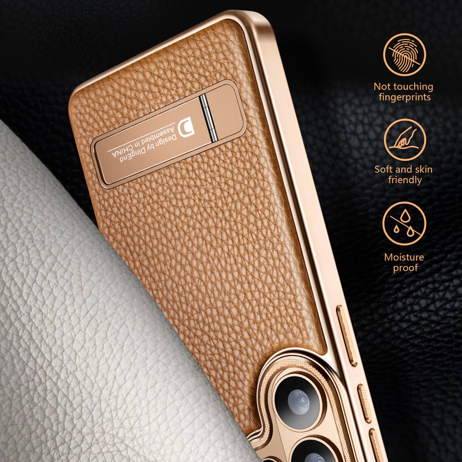 Not touching fingerprints in Assembled Design CHINA by DingEnd

Soft and skin friendly

Moisture proof