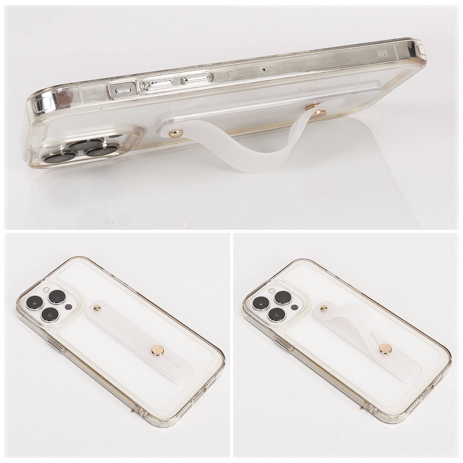 Alt View 14. SaharaCase - FingerGrip Cell Phone Holder Strap for Most Cell Phones - White.