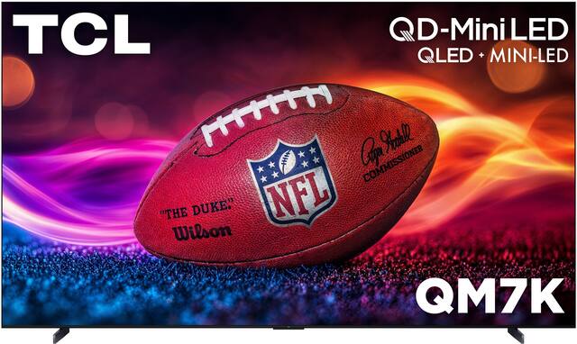TCL QD-Mini LED QLED + MINI-LED "THE DUKE" NFL Wilson QM7K