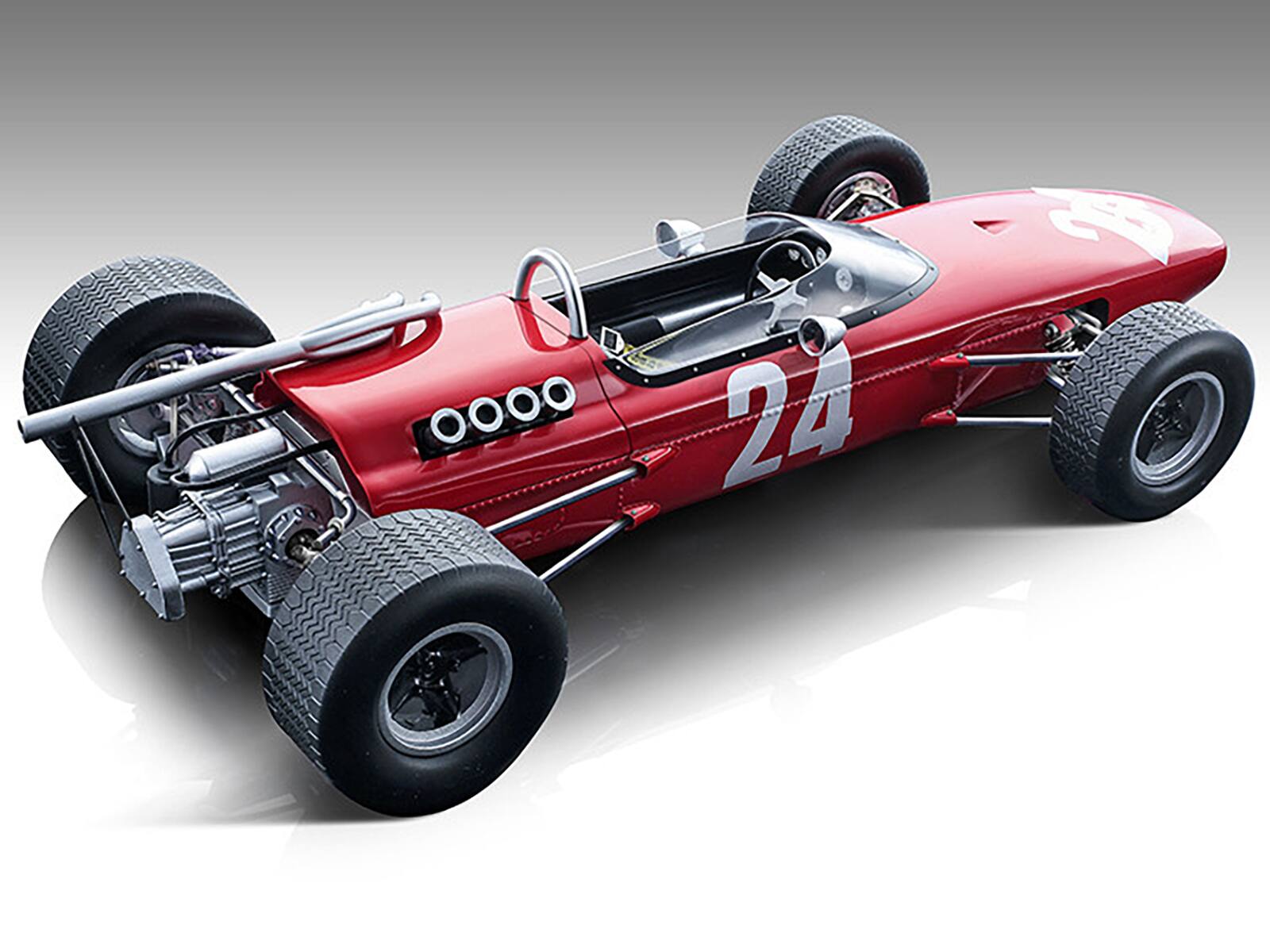 Alt View 1. Tecnomodel - McLaren M4A #24 Bruce McLaren Formula Two F2 De Rouen GP (1967) Limited Edition to 100 pcs 1/18 Model Car by Tecnomodel.