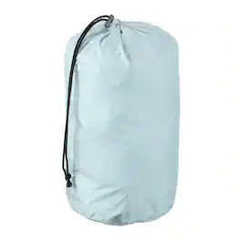 Unique Bargains - Stuff Sack, Sleeping Bag Storage Sack, Waterproof Outdoor Storage, Ultralight Portable Drawstring, 6x13In, for Camping - Light Blue