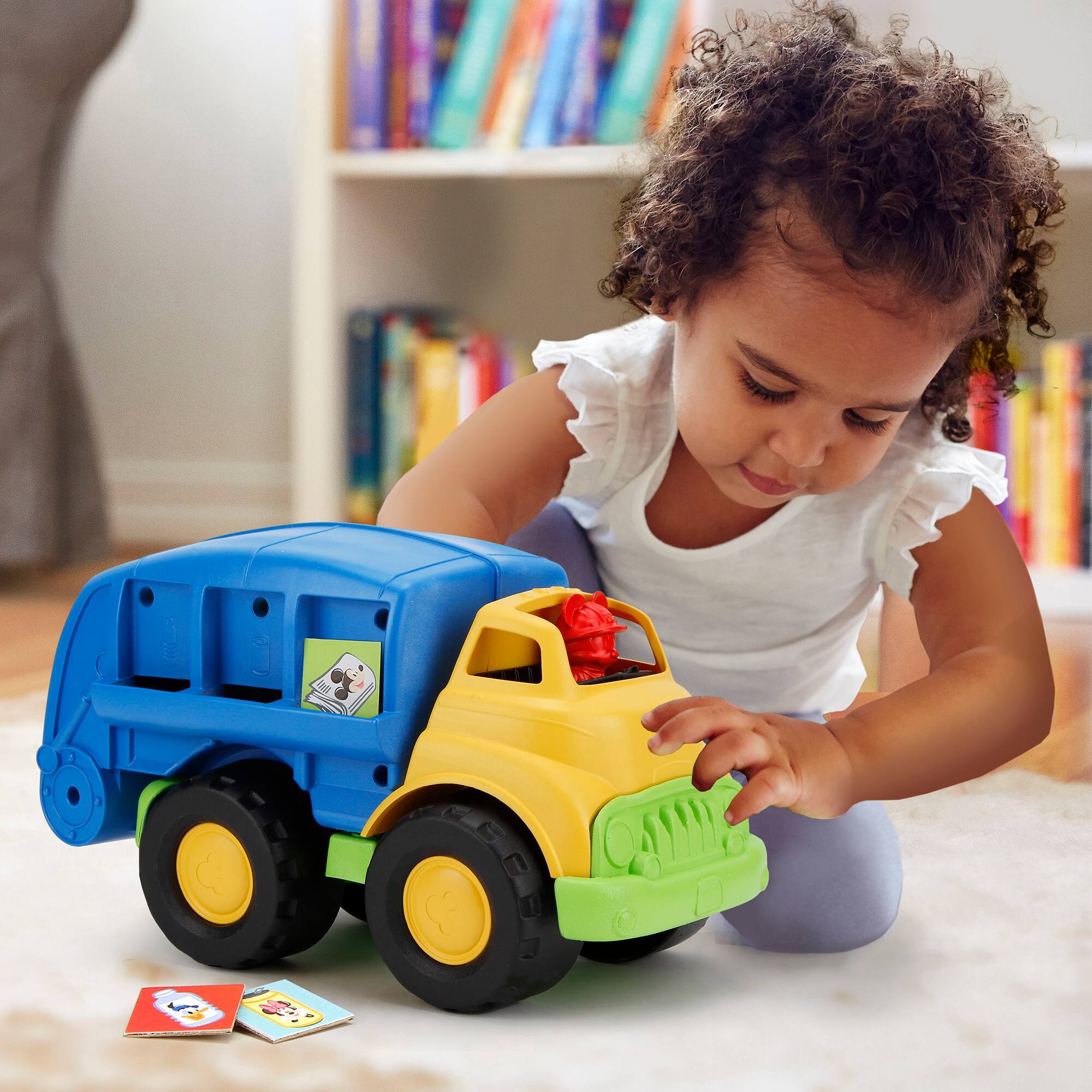 Back. Green Toys - Disney Baby: Mickey Mouse - Recycling Truck.