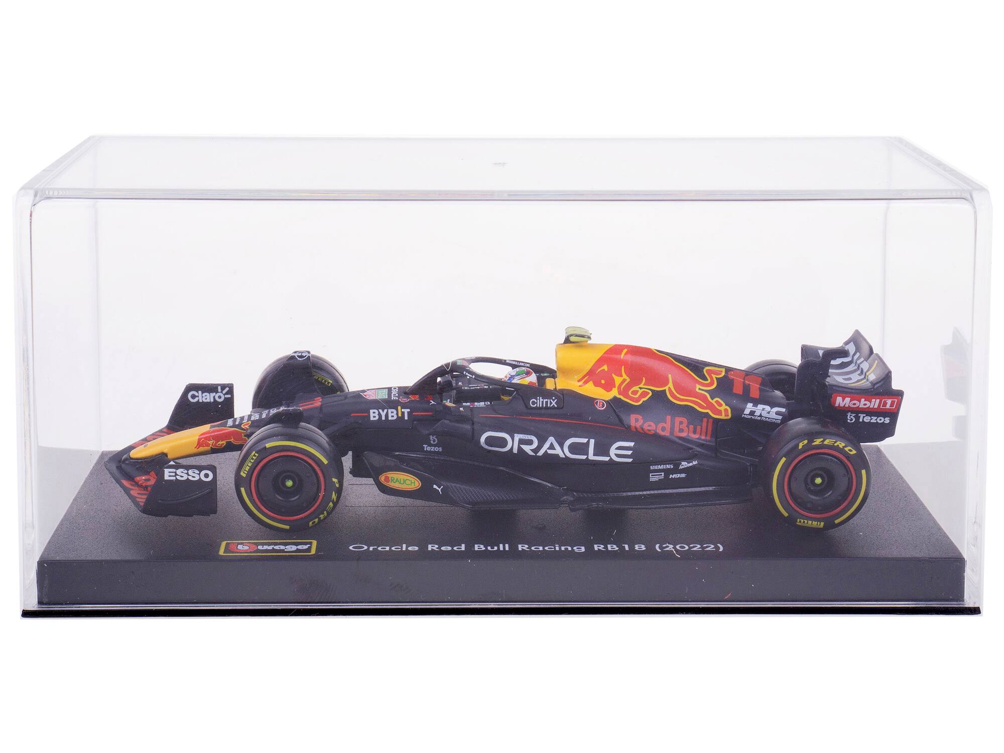 Oracle Red Bull Racing RB18 (2022)

Sponsors:
- Oracle
- Red Bull
- Mobil 1
- Tezos
- P Zero
- ESSO
- Claro
- BYBIT
- citrix
- HRC
- SIEMENS
- BRAUCH
- EINKELT
- SSACER
- RAUCH
- ZERG
- TNI
- wage
- Oracle Red Bull Racing