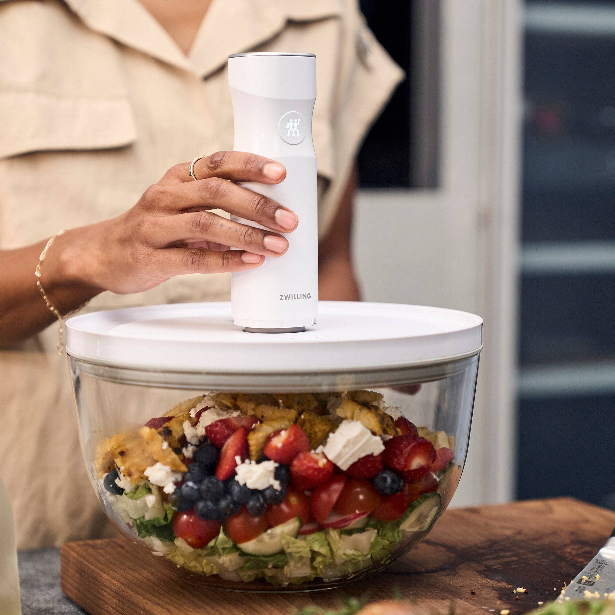 Alt View 3. ZWILLING - ZWILLING Fresh & Save BOWLS Glass Vacuum Bowl, Large - Clear.