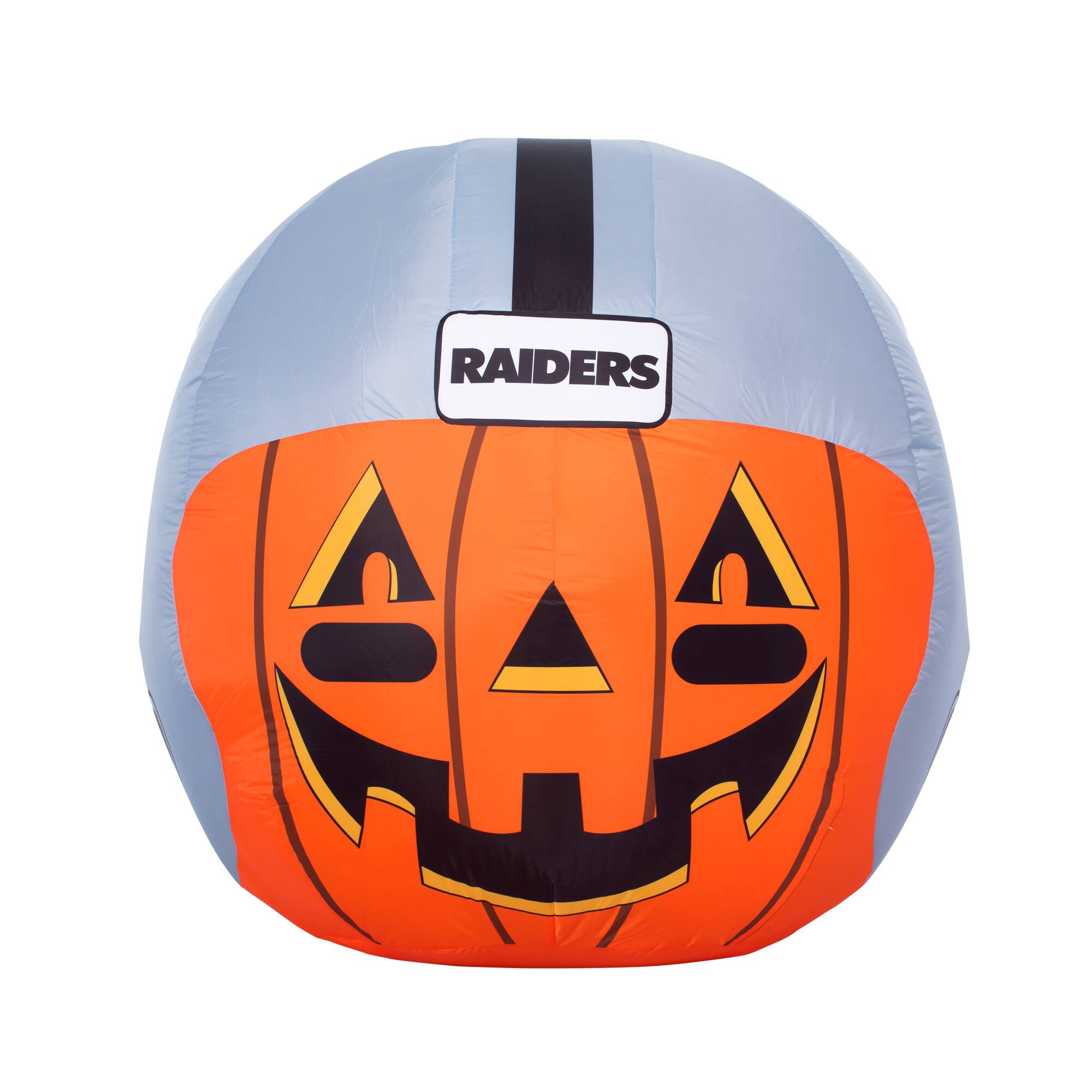 Alt View 1. Sporticulture - Las Vegas Raiders 4' Inflatable Jack-O'-Helmet - Multicolor.
