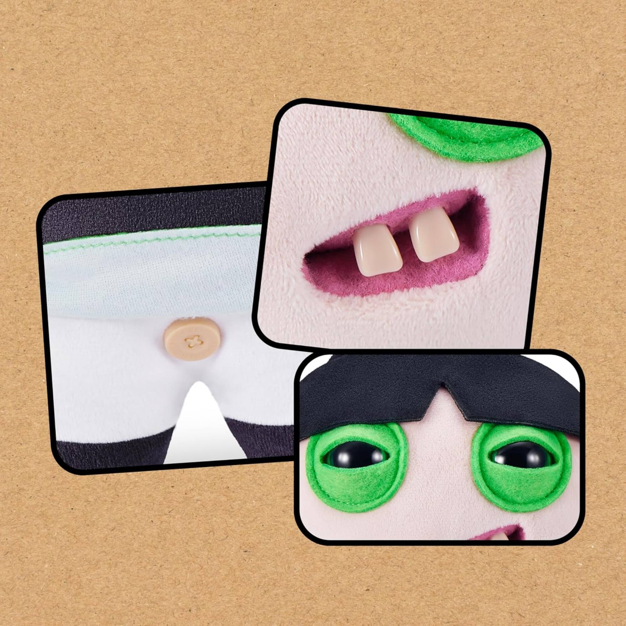 Alt View 2. Fuggler - Zuru Fuggler Powerpuff Girls Buttercup Funny Ugly Monster Plush Toy 9 Inch - Green.