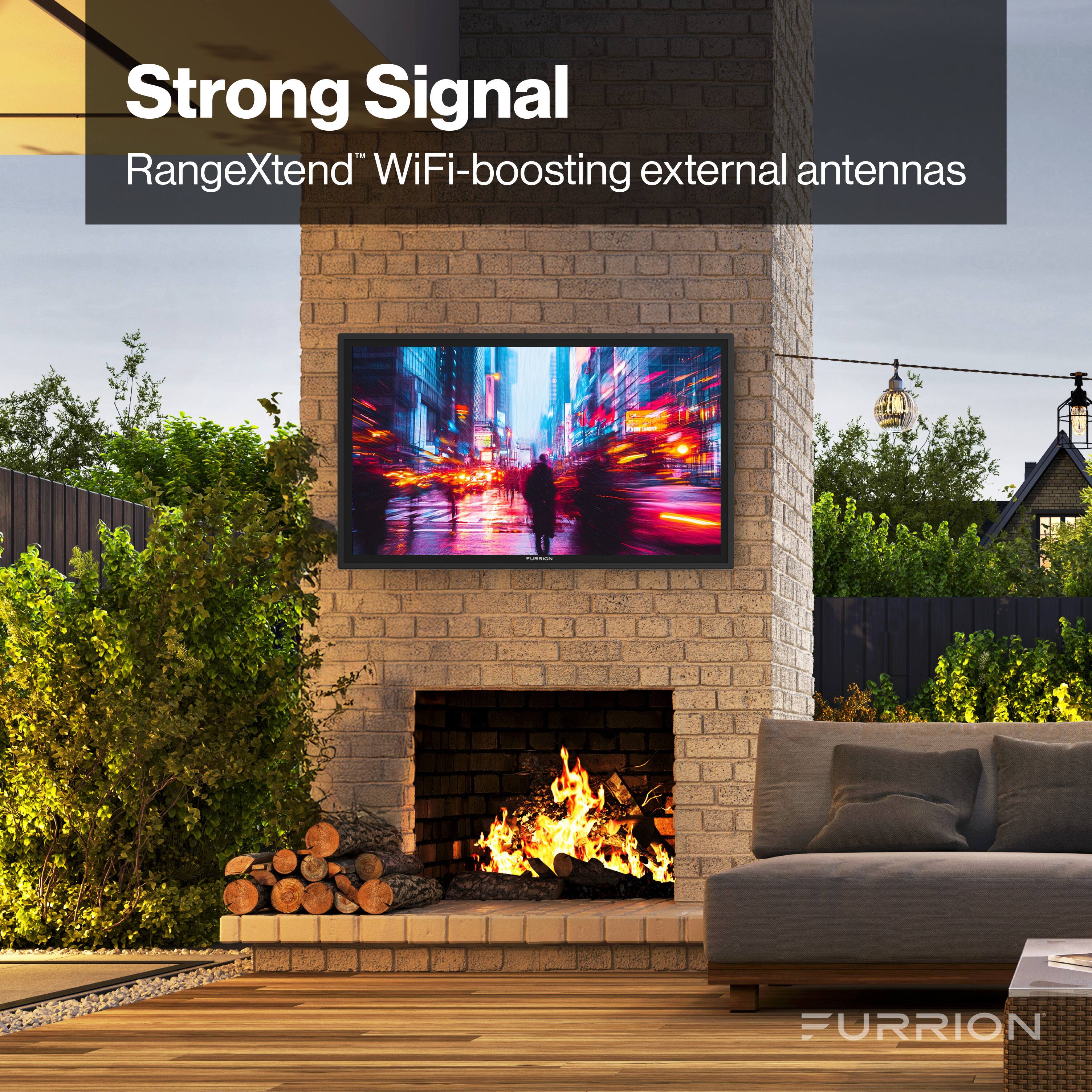 Strong Signal  
RangeXtend® WiFi-boosting external antennas