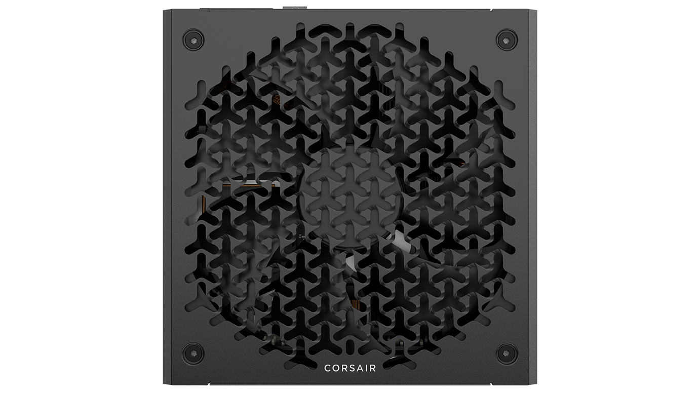 Alt View 4. CORSAIR - RM1200e 1200W Fully Modular Low-Noise ATX Power Supply, Native 12V-2x6, PinProtect OCP, Enhanced Cooling - Black.