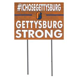 Jardine - Gettysburg Bullets 18'' x 24'' I Chose Lawn Sign - Orange