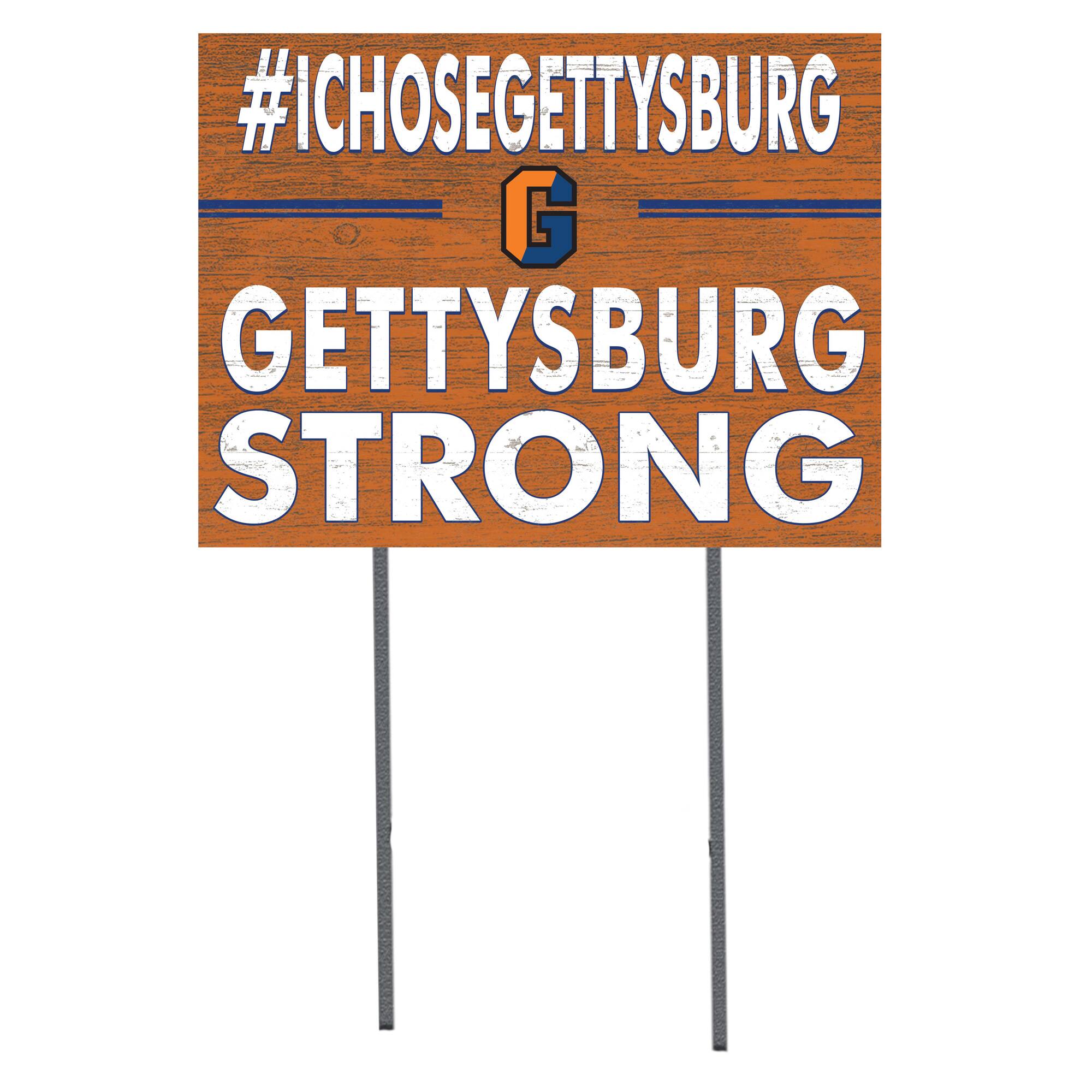 Gettysburg Bullets 18'' x 24'' I Chose Lawn Sign
