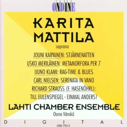 Lahti Chamber Ensemble / Vanska - Karita Mattila / Kaipainen Me   - COMPACT DISCS [CD] price history on PriceWatchPro