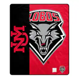 Pegasus - New Mexico Lobos 50" x 60" Endzone Ultra Soft Throw Blanket - Multicolor