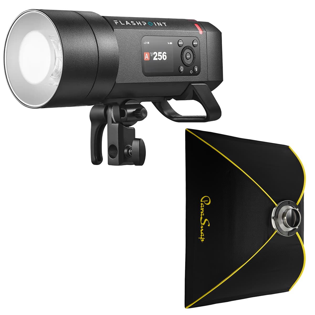 "Flashpoint - XPLOR 400 PRO II TTL R2 400Ws All-in-One Outdoor Flash, with ParaSnap 24x34"" Rectangle Softbox" price history on PriceWatchPro