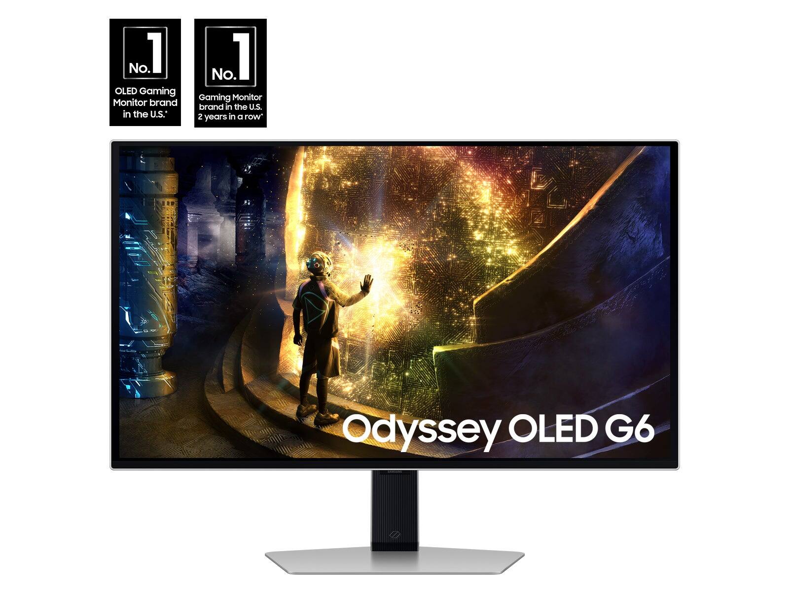 No. 1 OLED Gaming Monitor brand in the U.S. for 2 years in a row. Odyssey OLED G6.