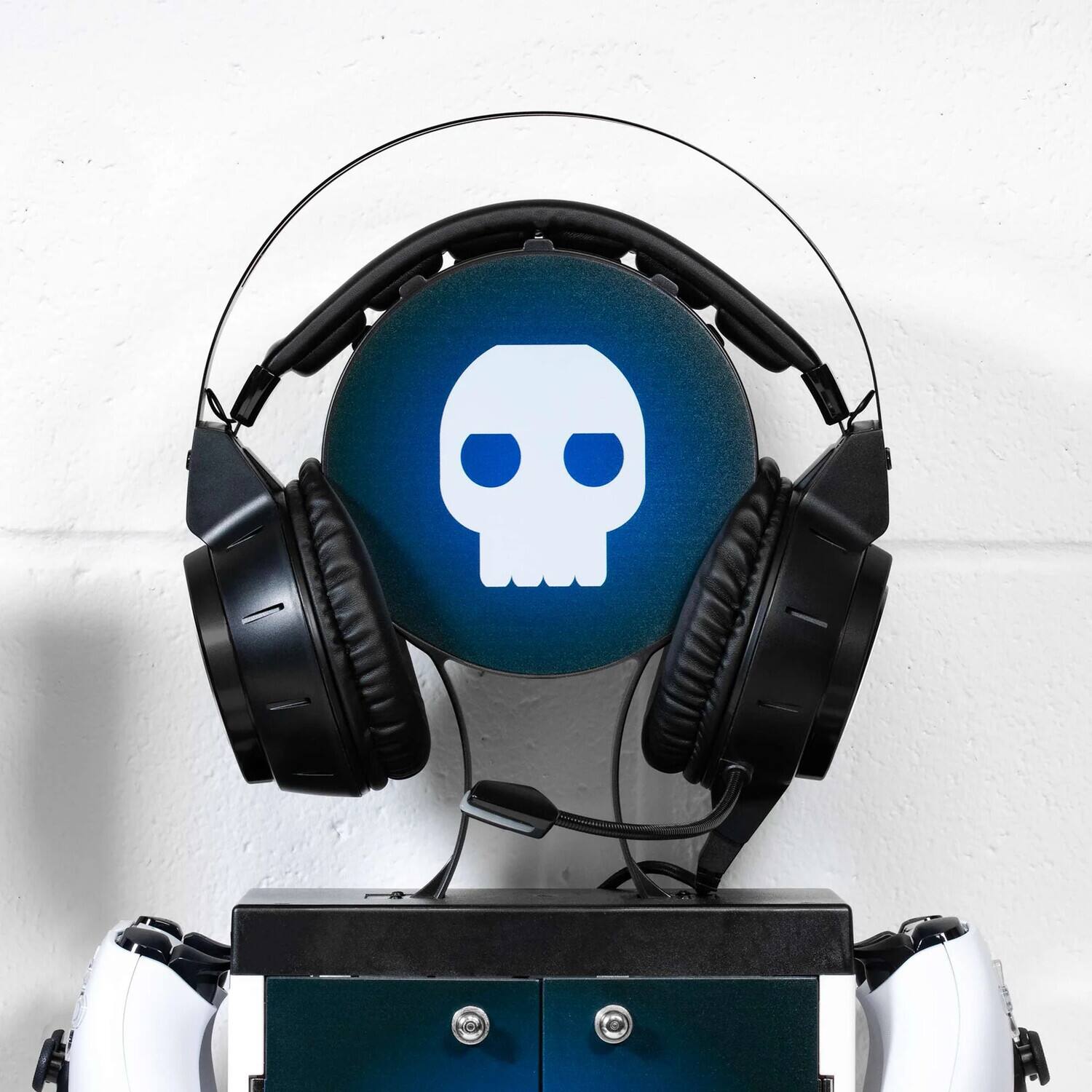 Alt View 3. Numskull - Numskull - PS5 Inspired Blue and White Gaming Locker   - Collectibles - Multicolor.