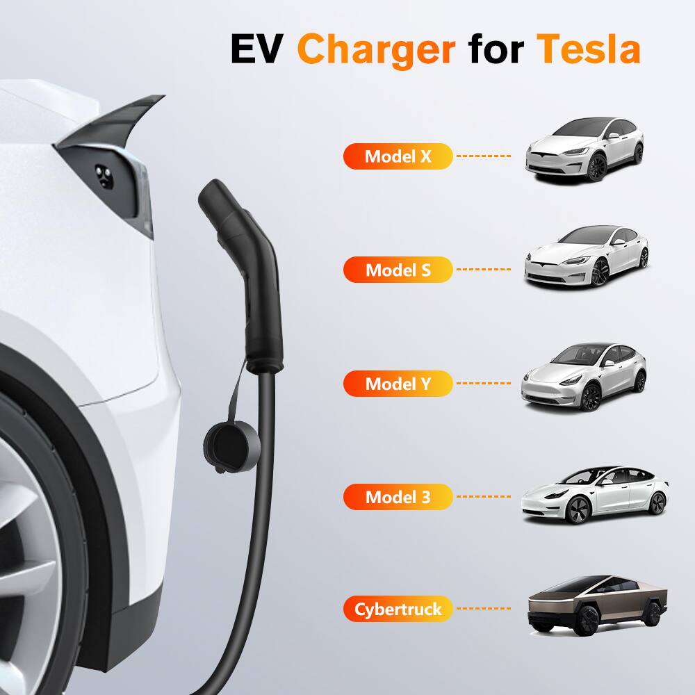 EV Charger for Tesla  
Model X  
Model S  
Model Y  
Model 3  
Cybertruck