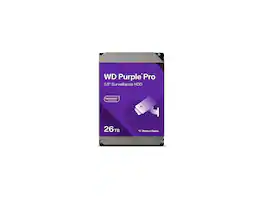 Western Digital - WD Purple Pro 26TB 3.5" Surveillance Internal Hard Drive HDD - SATA 6 Gb/s - 512 MB Cache (WD260PURP)