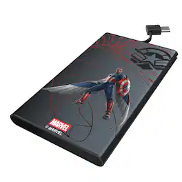 Keyscaper - Marvel MechLine 5000mAh Flat Powerbank - Sam Wilson Captain America