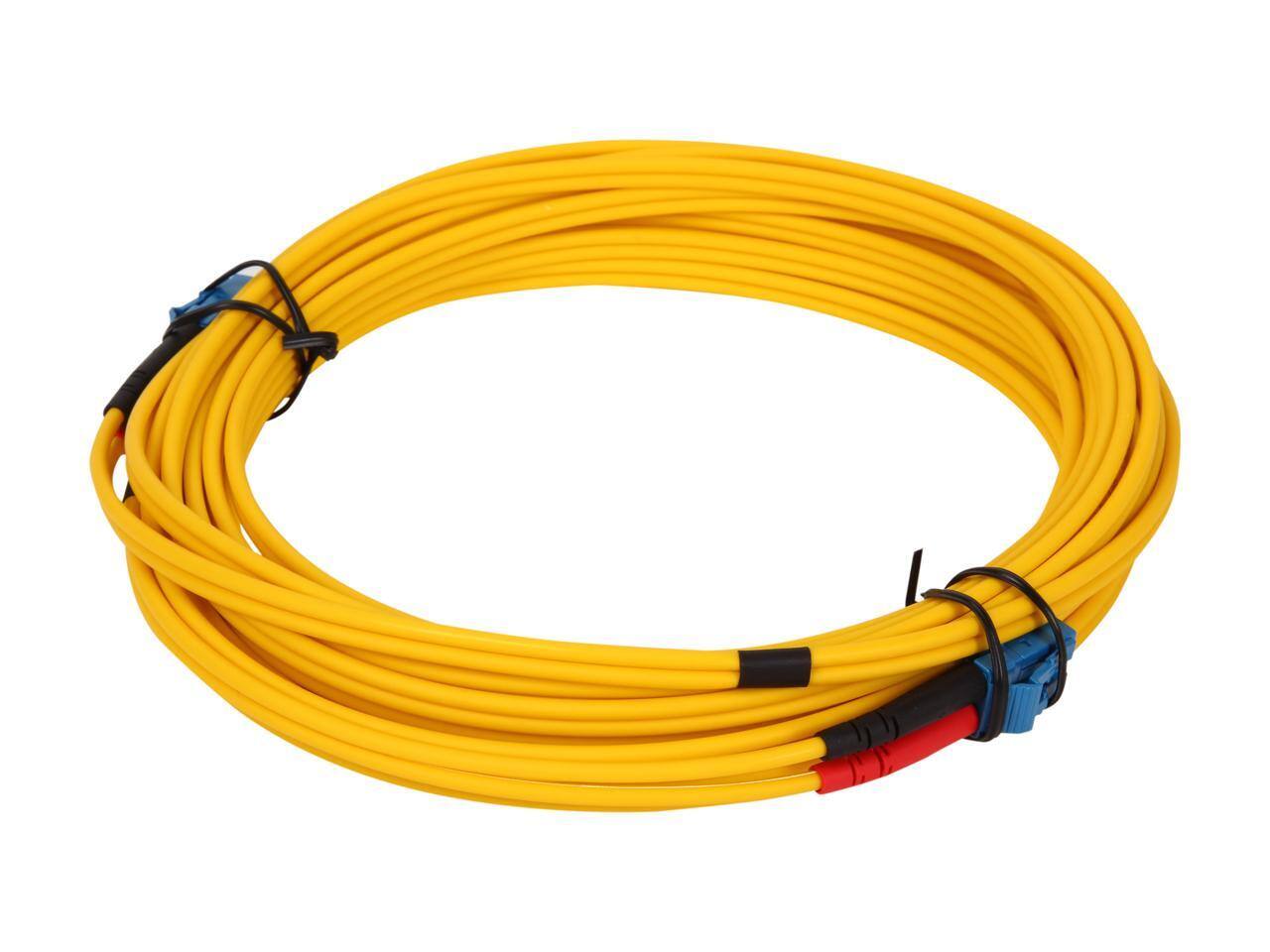 Alt View 1. StarTech.com - StarTech.com SMFIBLCLC7 22.97 ft. (7m) Single Mode Duplex Fiber Patch Cable LC-LC M-M Male to Male.