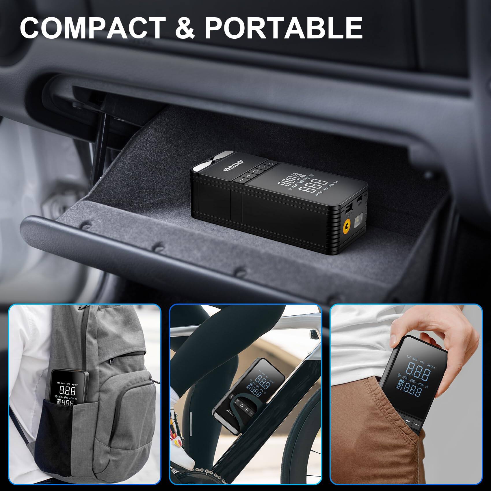 COMPACT & PORTABLE