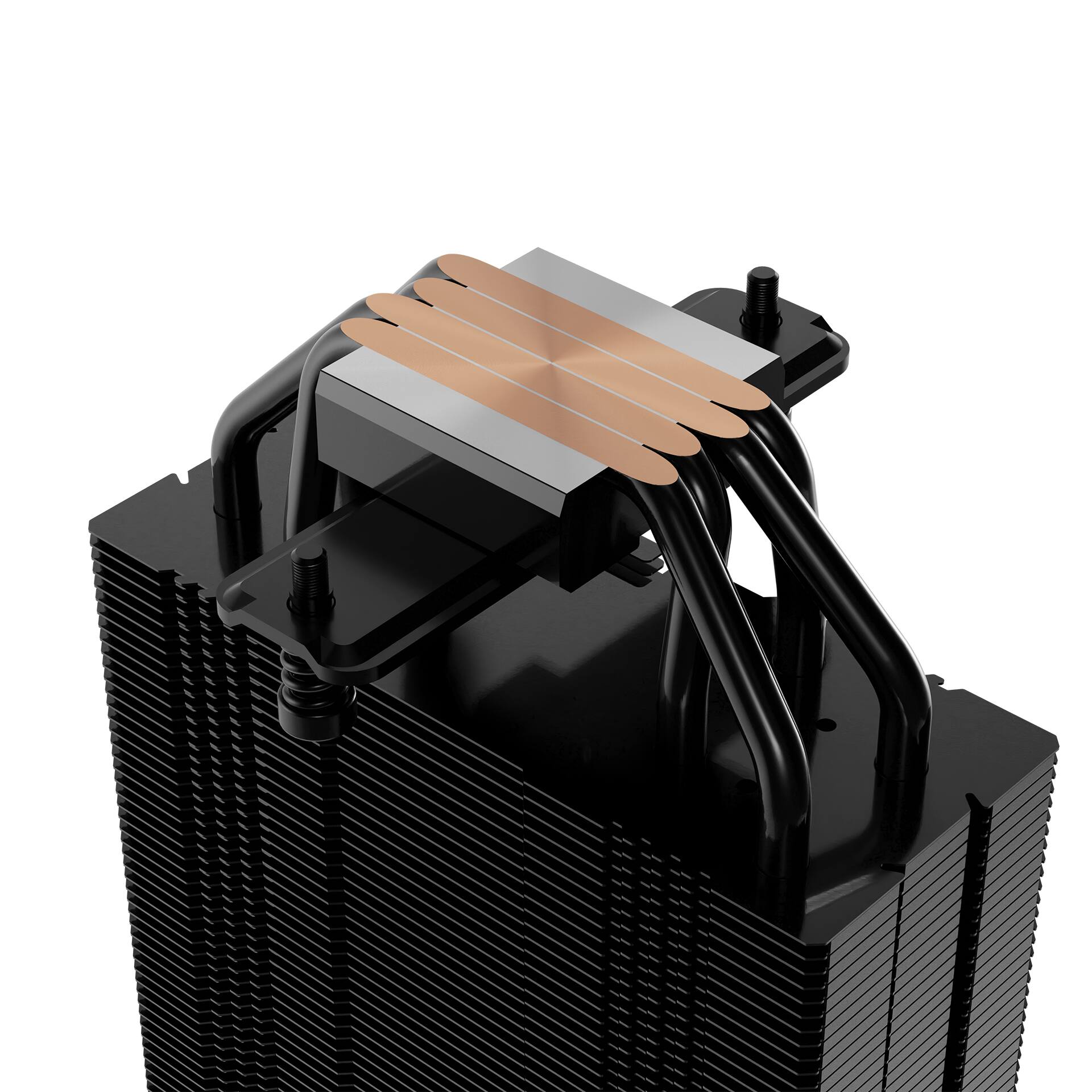 Angle. GAMDIAS - Gamdias Boreas E2-410 CPU Cooler, 4 Cu Pipes, 120mm PWM Fan, Supports LGA/AM Sockets - Black.