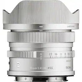 Sigma - 17mm f/4 DG Contemporary Lens for L Mount, Silver - Silver