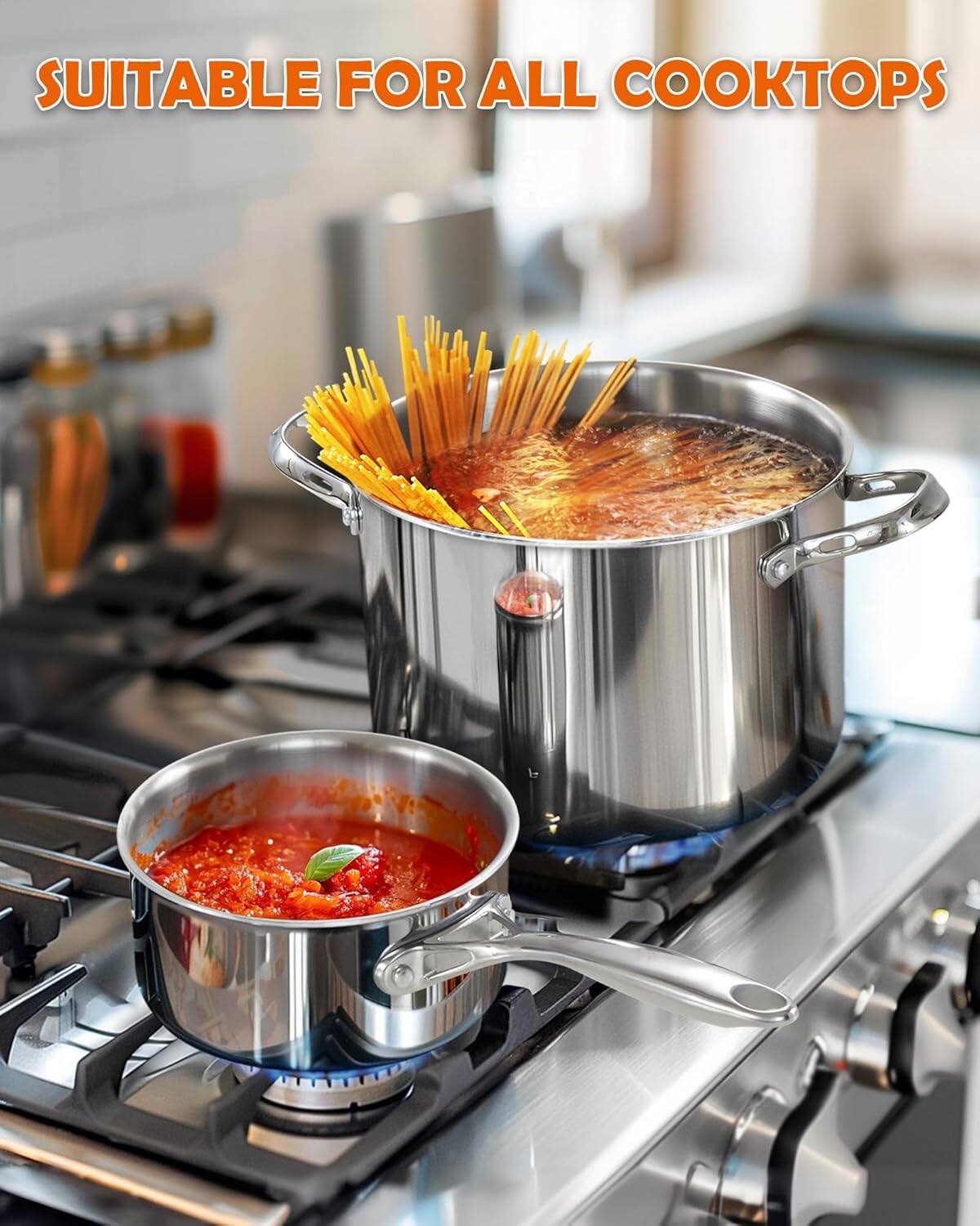 SUITABLE FOR ALL COOKTOPS