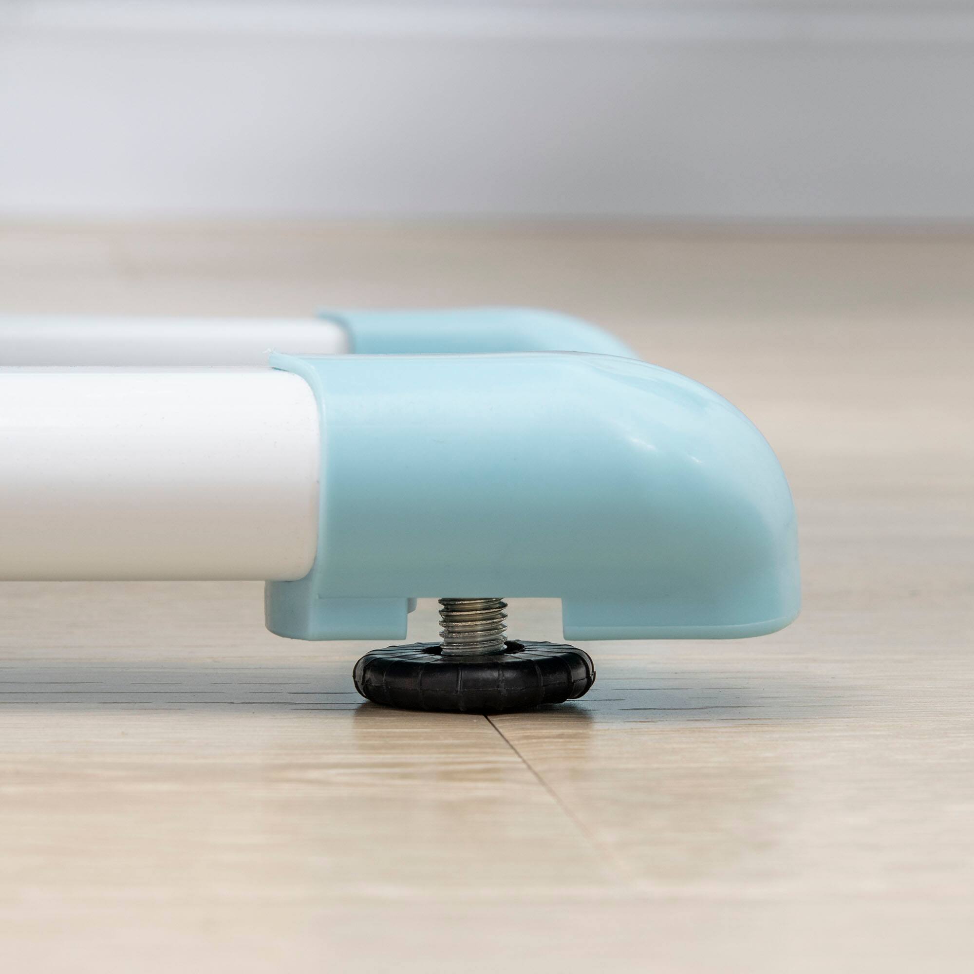 Alt View 4. Qaba - Wooden Kids Study Desk, Height Adjustable, Children School Table, Tilt Desktop, Drawer, Storage Shelf, Pen Holder - Blue.